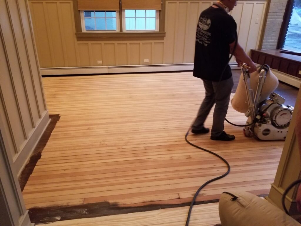 sanding floor-floor refinishing