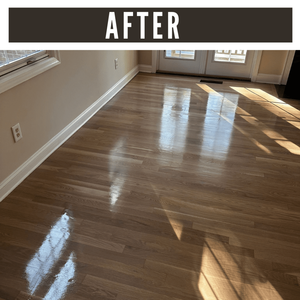 after refinishing - result of refinishing your floors